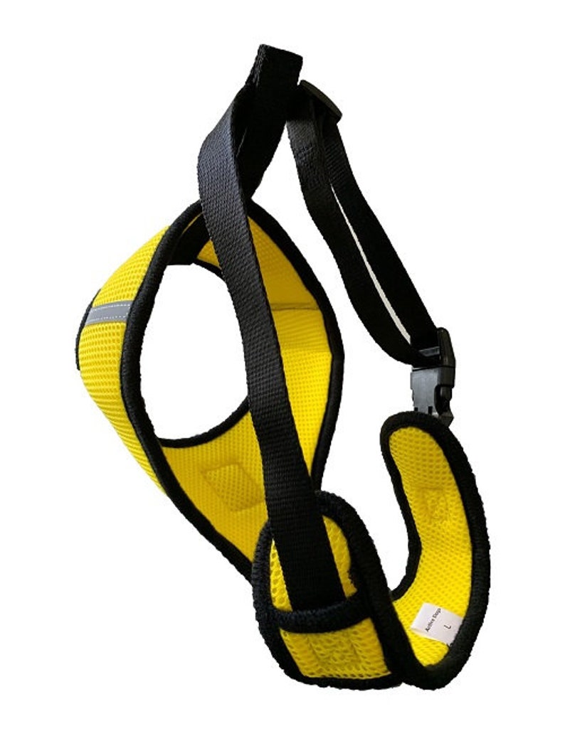 Dog Harness Yellow Adjustable No Pull Sunny Yellow Dog Harness Etsy
