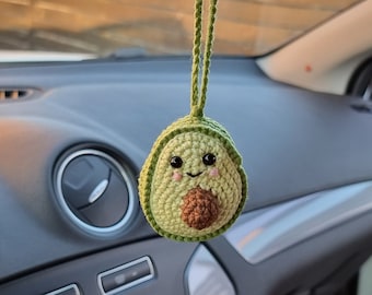 Cute avocado car accessories