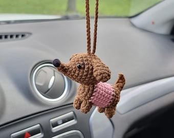 Cute dachshund car accessories
