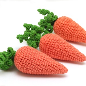 Crochet Easter carrots Easter basket stuffers