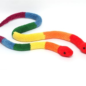 Pride snake plush LGBTQ Gay plushies Pride flag small