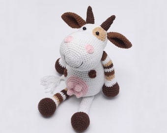 Crochet cow toy