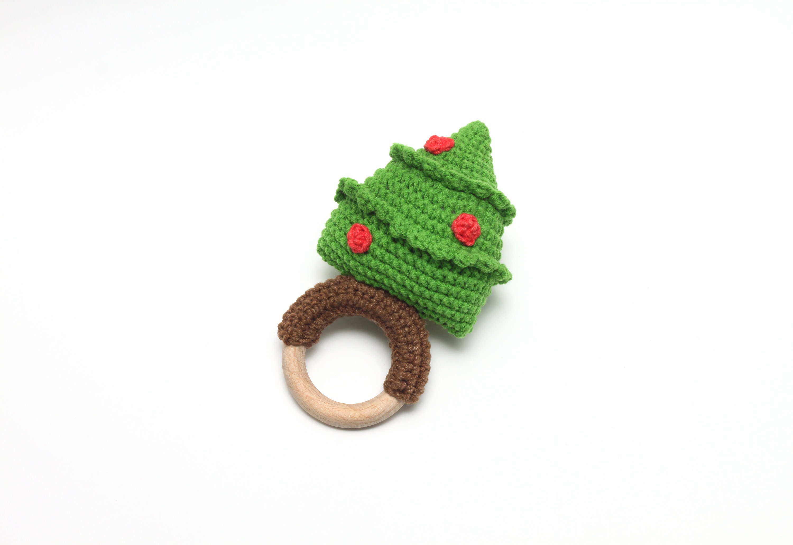 Christmas baby rattle toy Christmas tree baby gift Etsy