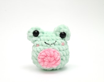 王冠をつけたカエルのぬいぐるみ - 20 cmのフルサイズのかわいい