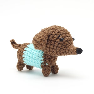 Mini crochet dachshund  Dog mom gift
