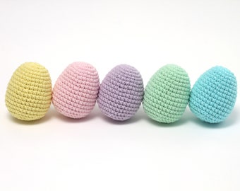 Pastel Easter eggs ornaments
