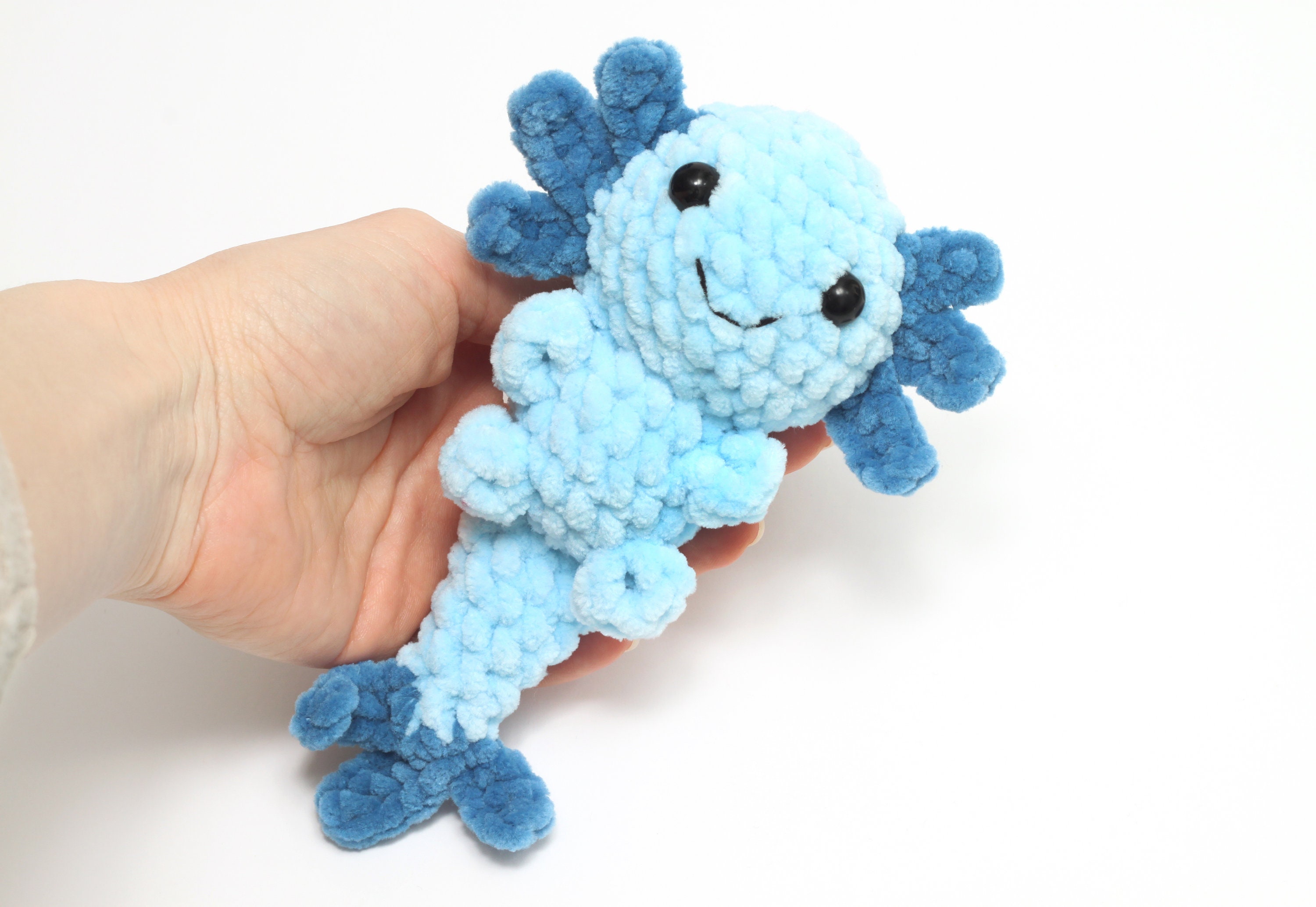 Axolotl Plush 10 Inch Blue Axolotl Plushies, Axolotl Stuffed Animal Toy for  Kids
