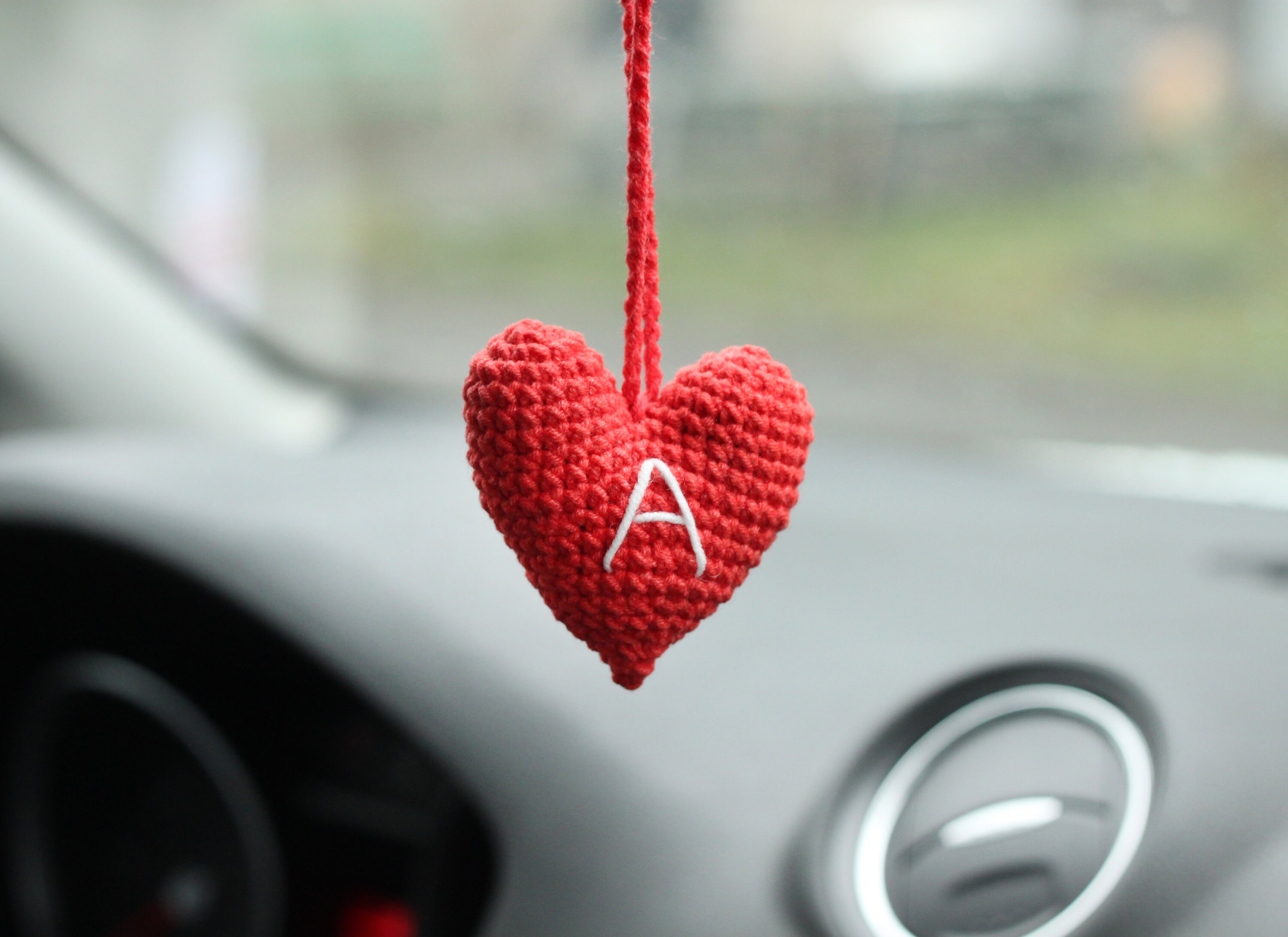 Buy Heart Car Hanging Accessories Personalized Rear View Mirror