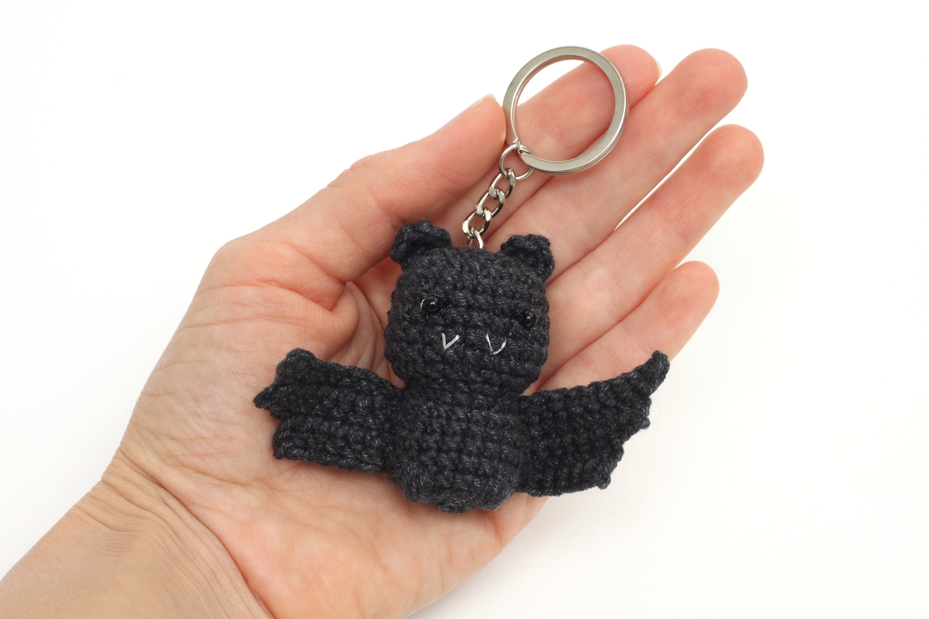 Halloween Bat Keychain Gift Etsy