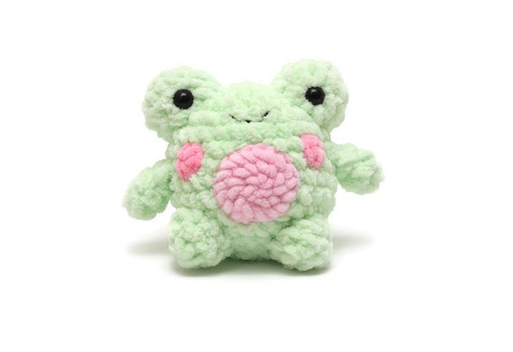 Linda rana peluche Kawaii rana peluche Rana bebé juguete - Etsy España