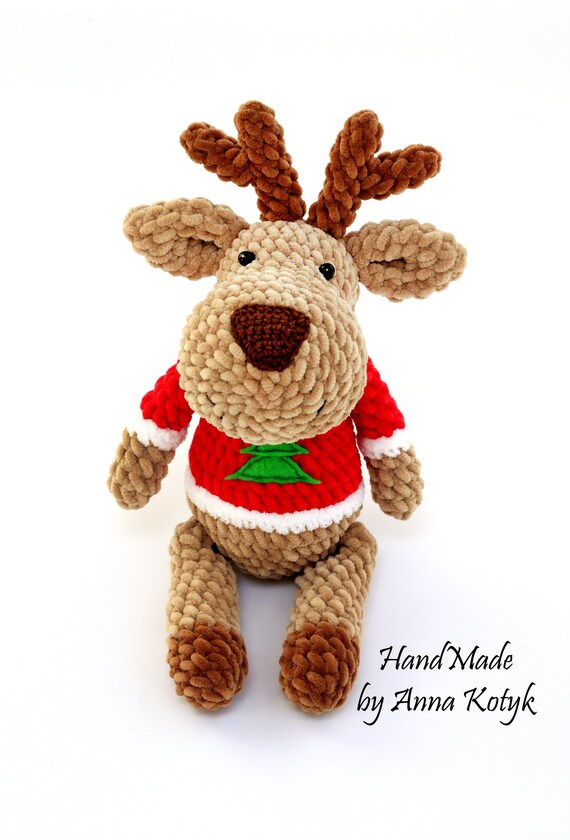 large plush deer