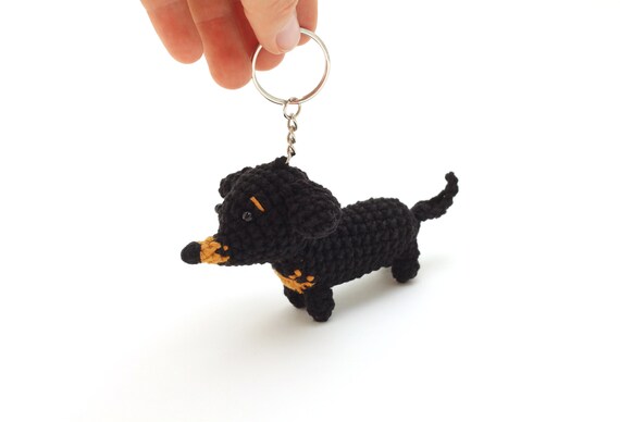 dachshund keychain