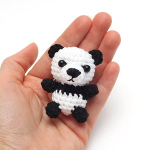 Cute miniature panda bear
