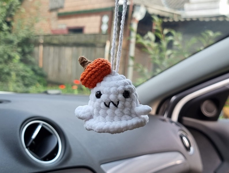 Ghost Car Accessories Halloween Car Decor Cute Ghost Couple Etsy