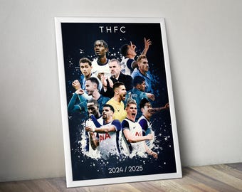 Tottenham Hotspur 2024/25 A4 glänzend Team Print