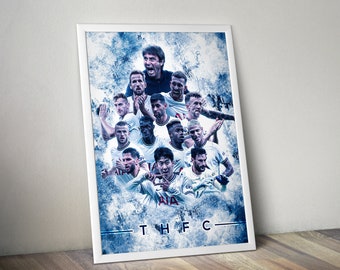 Tottenham Hotspur 2022/23 A4 glänzend Team Print