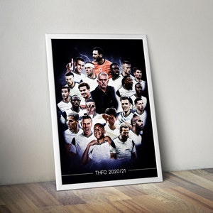 Tottenham Hotspur 2020/2021 A4 Glossy Team Print