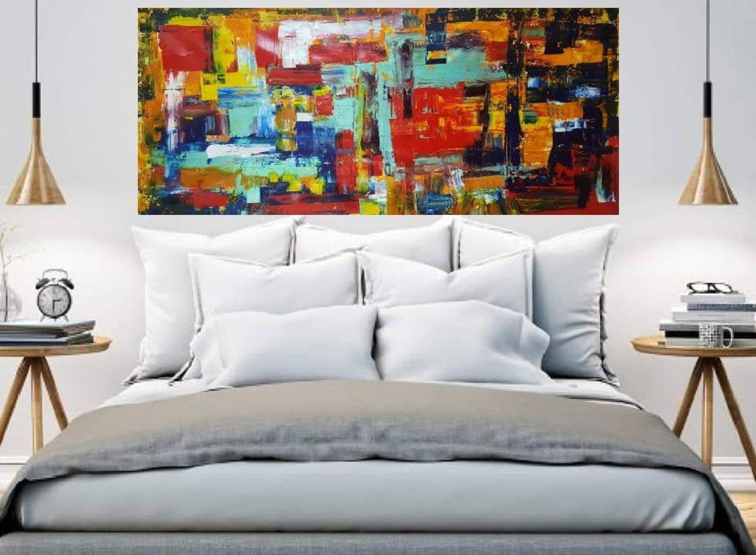 Original Abstract Oil Painting on Canvas Large Abstract - Etsy