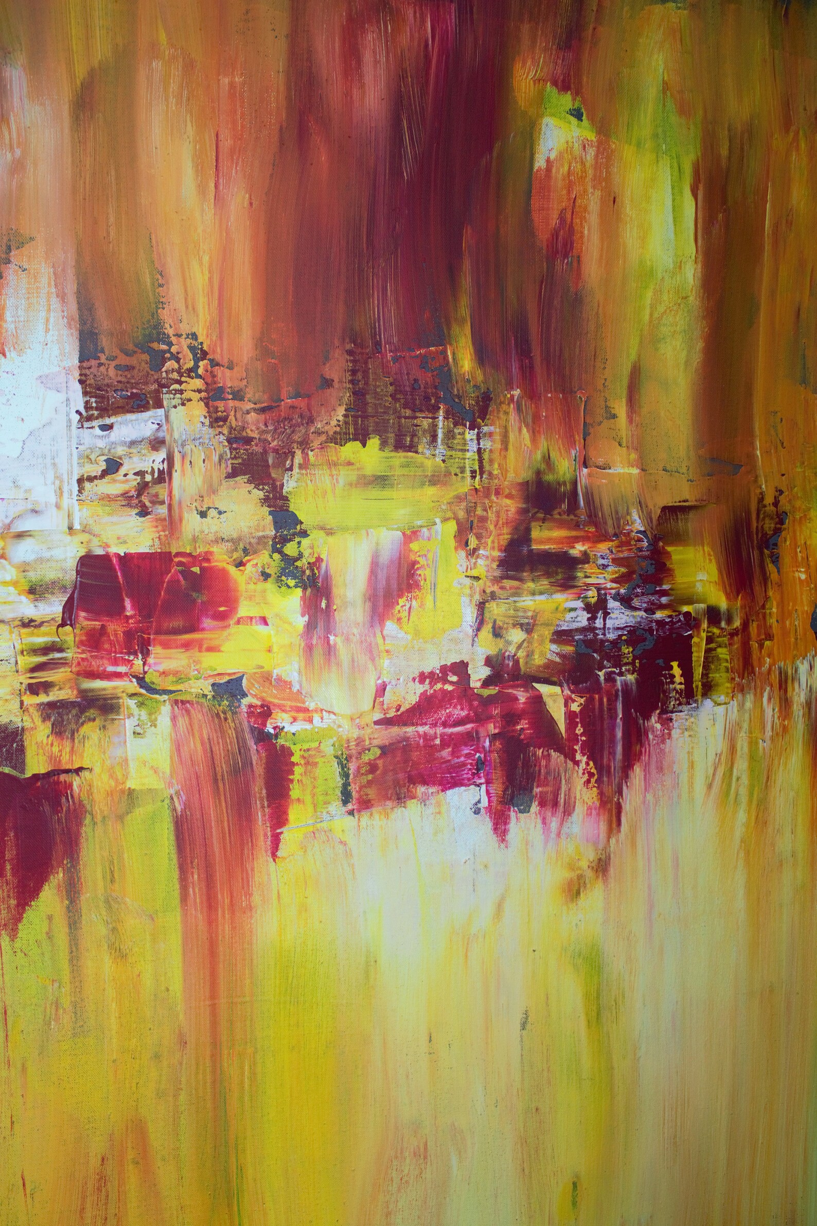 Extra Large Horizontal Art Textured Wall Painting Original Etsy