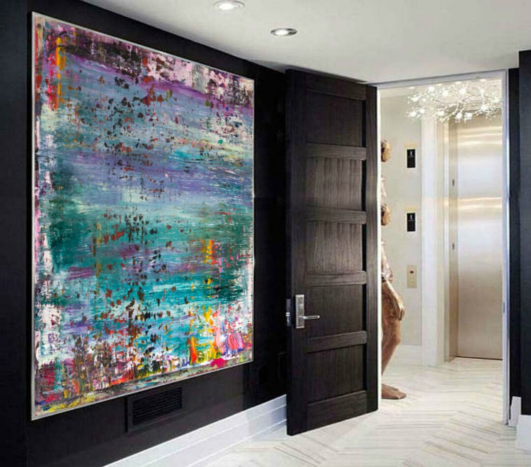 Large Abstract Painting on Canvas Original Handmade Painting Modern ...