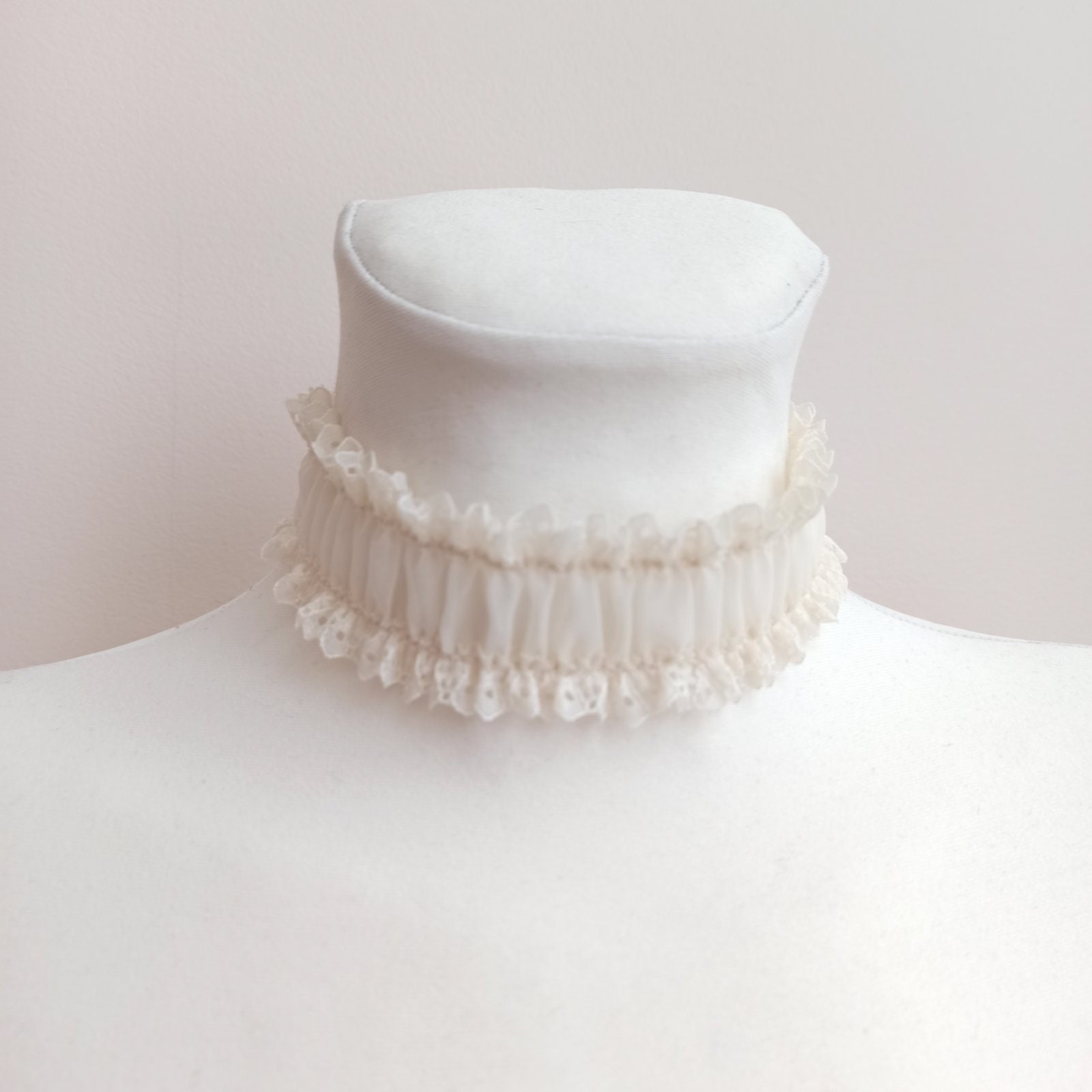 White Lace Choker - Etsy