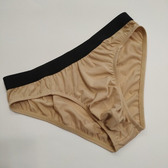 Nude Cotton Stretch Briefs Mens Brief Beige Mens Underwear Etsy