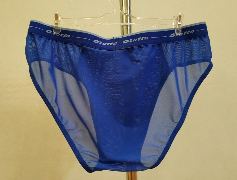 Royal blue mesh Briefs Mens Brief Mens Underwear See through Lingerie Enlarge pouch mens briefs extended pouch briefs mens mesh briefs