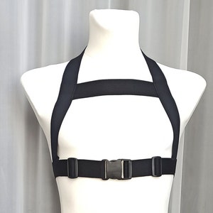 Fast4 Men Black Elastic chest harness