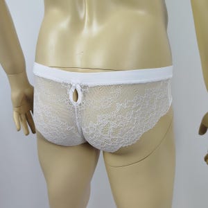 ALANA Kanten Cheeky Braziliaanse Slip voor Mannen, Crossdressers, Sissy's, Dagelijks Ondergoed