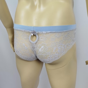 Freebily Crossdresser Intimo Uomo Slip Sexy Sissy Lingerie in Pizzo