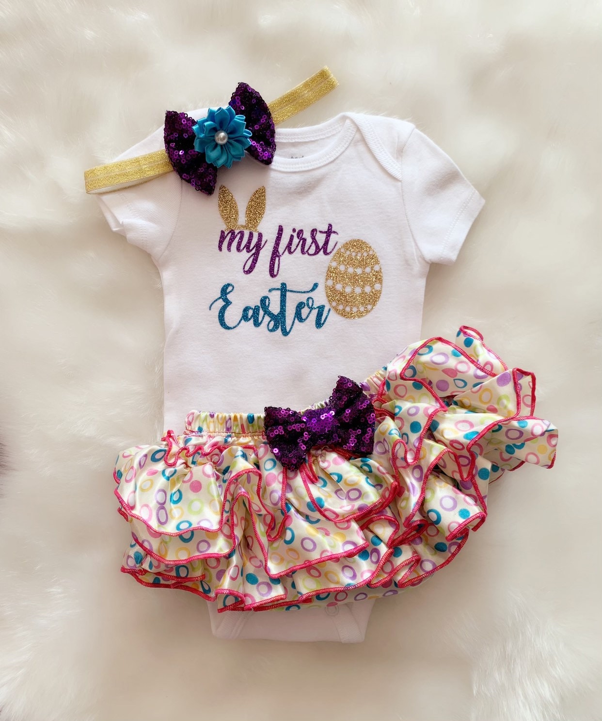 First Easter outfit Baby girl's First Easter Easter Etsy