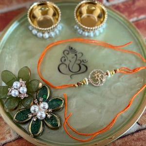 Rakhi - Om Rakhi ,Rakhi for Brother, Handmade  Rakhi, Rakhi Gift, Brother Sister , Raksha Bandhan