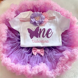 Butterfly 1st Birthday-Butterfly/Garden 1st Birthday outfit /First Birthday/Pettiskirt/Cake Smash/1st Birthday outfit