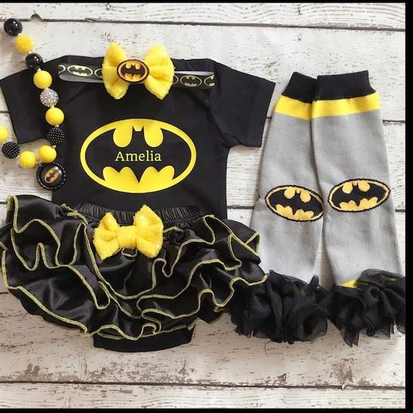 First Halloween costume -Bat Girl/Baby Girl’s 1st Halloween,Halloween costume,Trick or treating,Newborn Halloween costume