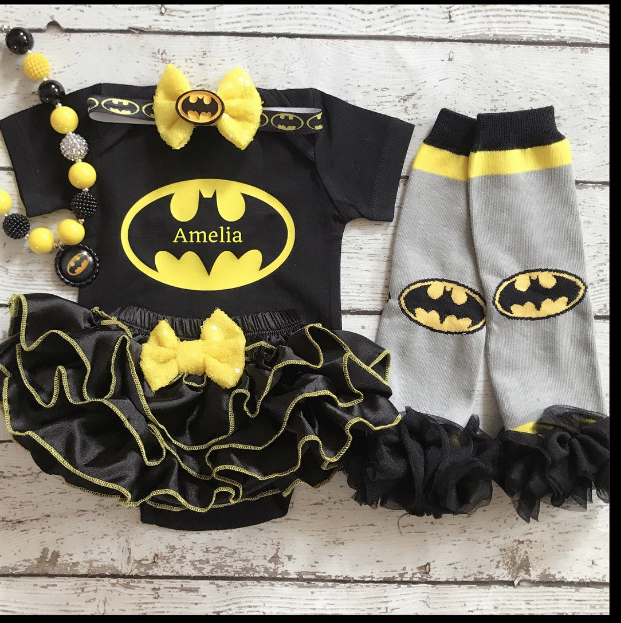 Baby girl top batman clothes