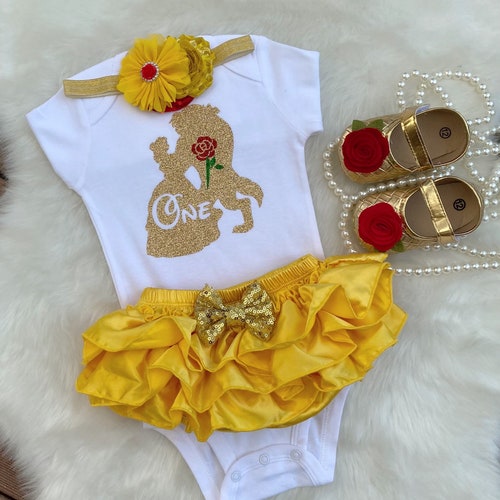 belle first birthday outfit