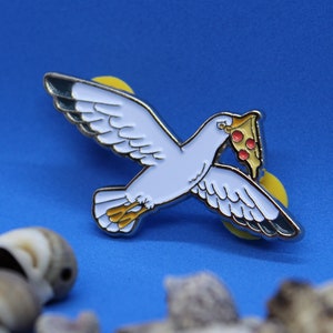 Pin Mewa Jedząca Pizzę