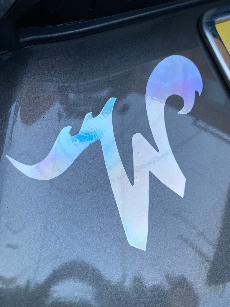 Wildwood Retro Wawa Sign Bumper Sticker - 5 Inch Vinyl Window Decal