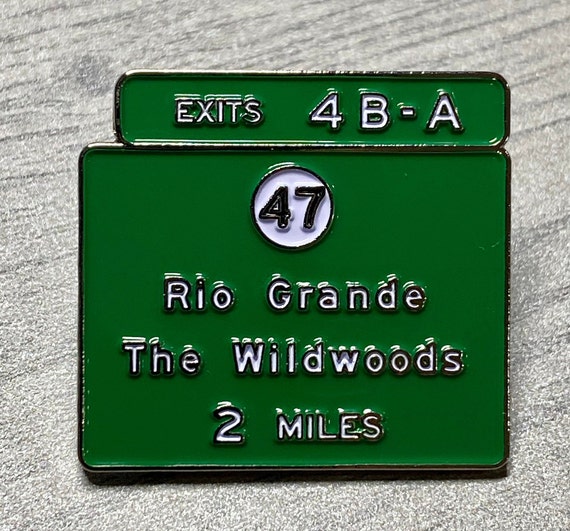 The Wildwoods Exit Sign 4B-A