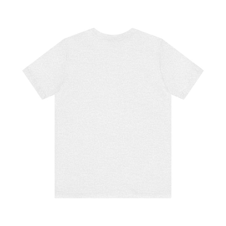 May include: A heather gray short-sleeve t-shirt. The shirt has a crew neck and is made of a soft, comfortable material. The shirt is a basic, versatile piece of apparel.