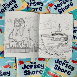 The Colors of the Jersey Shore Coloring Book - Etsy
