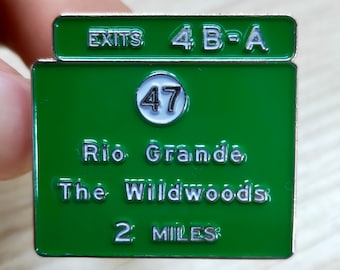 The Wildwoods Exit Sign 4B-A