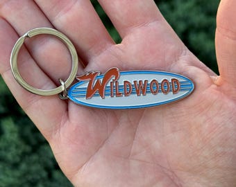 The Wildwoods Sign Keychain, Jersey Shore Souvenir