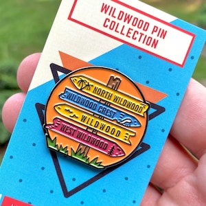 The Wildwoods Pin - Wildwood Crest, North Wildwood, West Wildwood, Wildwood
