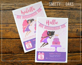 Fairy Birthday Party Invitation // Printable // 5"x7"