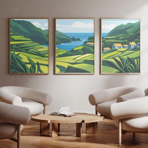 Batanes - Philippines - Set of 3 - photo print posters - Travel art print - Set of three - wall art