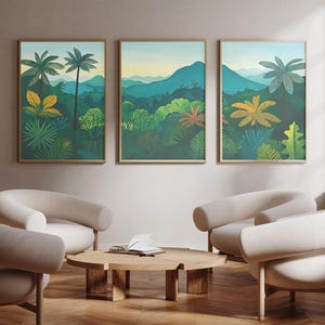 Daintree Rainforest, Queensland - Australia - Set of 3 - photo print posters - Travel art print - Set of three - wall art