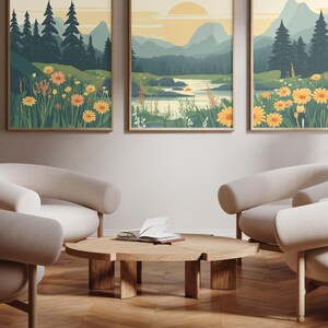 Zone de conservation d'Ankasa | Ghana - Lot de 3 - Impression photo posters - Impression d'art de voyage - Lot de trois - Art mural