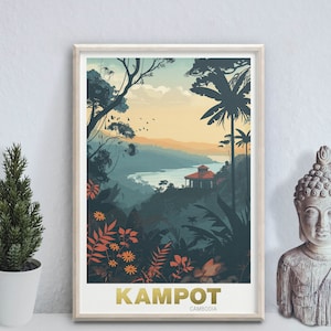 Kampot - photo print poster - Cambodia - travel art print