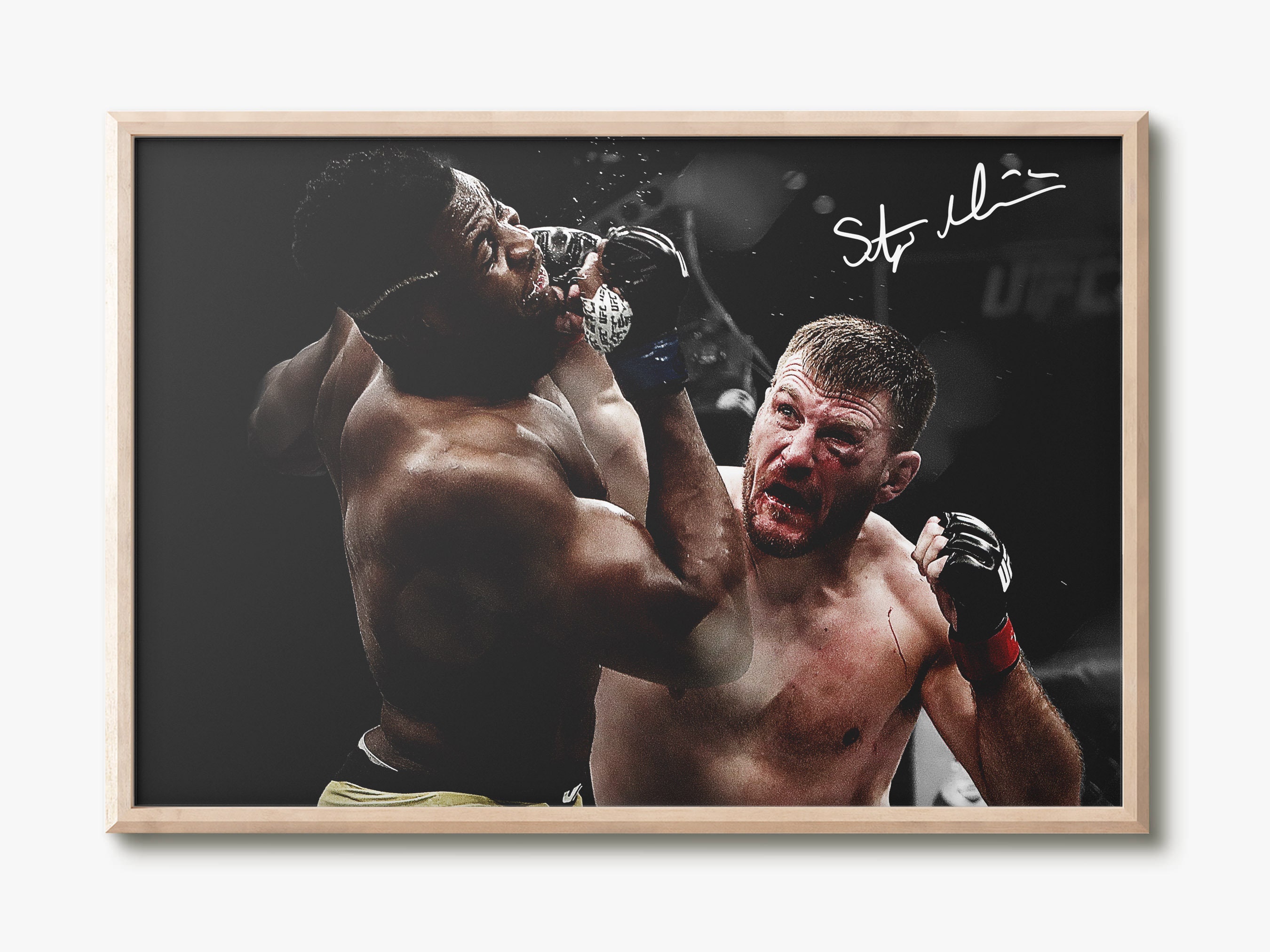 Stipe Miocic Photo Print Poster Pre Signed Exceptional - Etsy